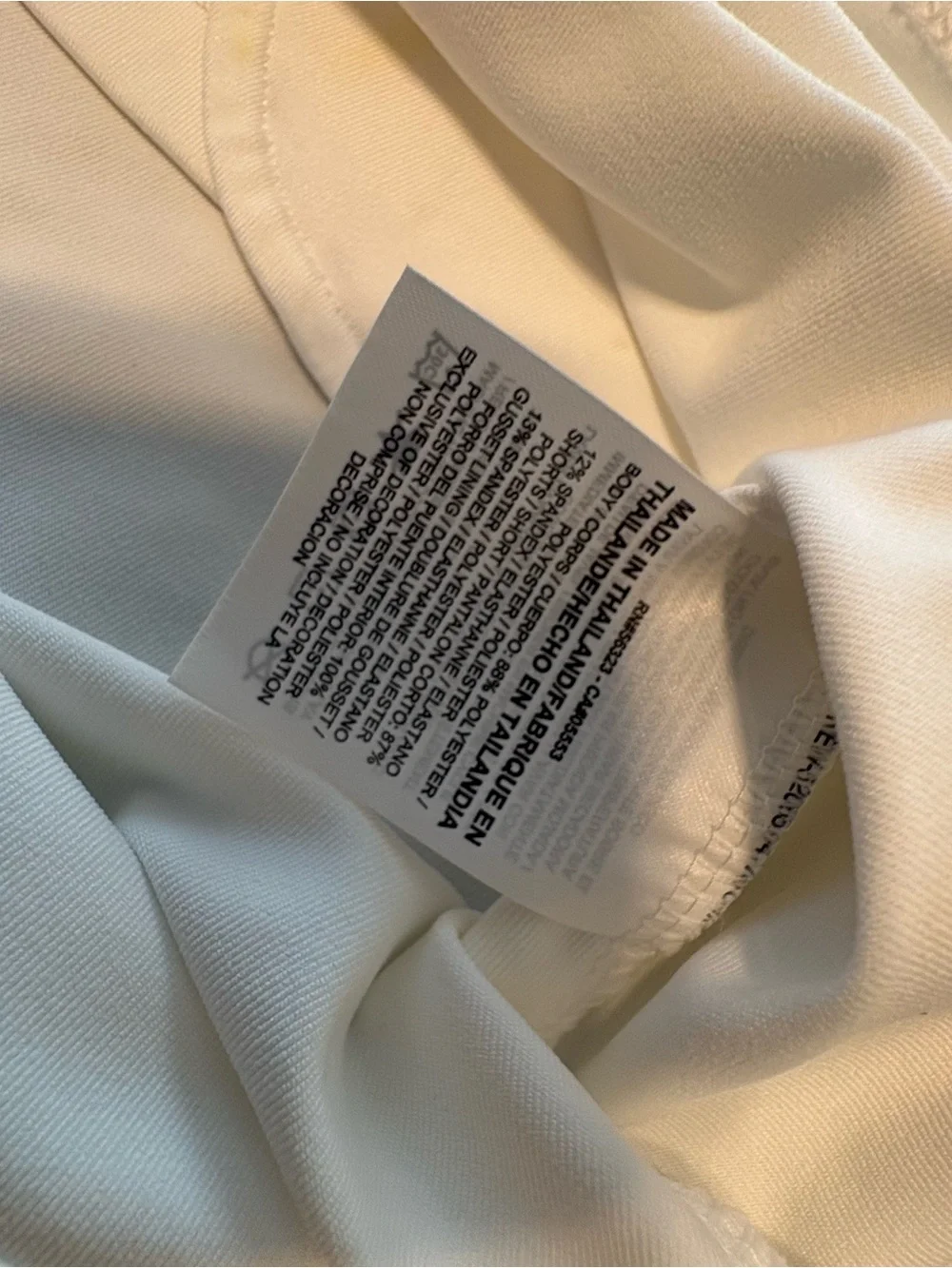 Nike Women's Cream Mini Athletic Skort with Silver Swoosh